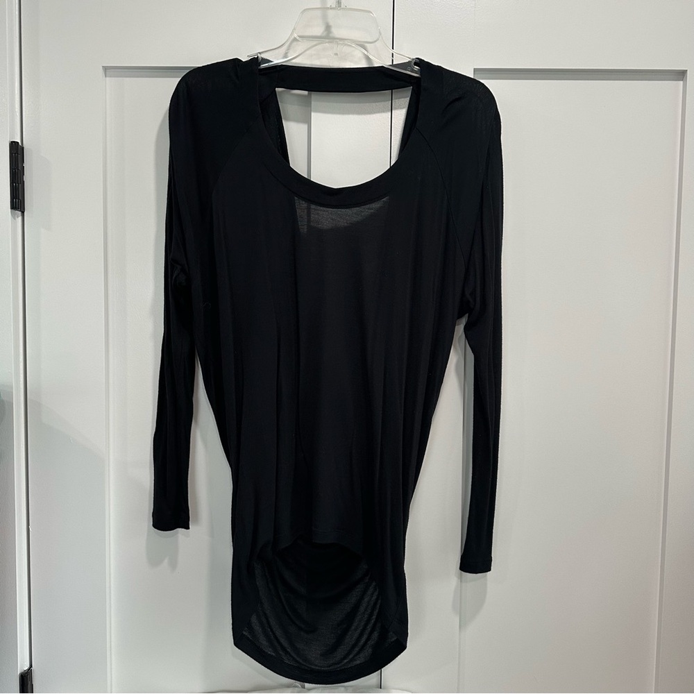 SALE❗️ Express Black Long Sleeve Top with Low Back